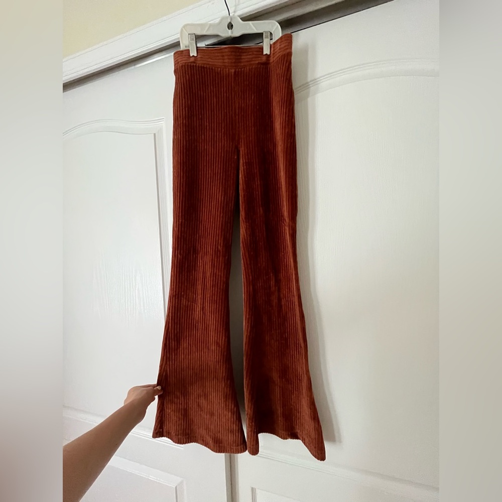 Double Zero Small Rust Flare Pants